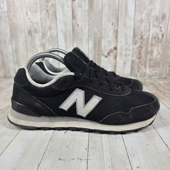 New Balance Shoes - New Balance 515 Women's Black Suede Mesh Athletic Sneakers Size 8.5